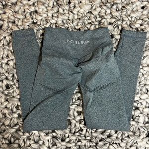 Pchee Bum Blue-Grey Scrunch Butt Leggings